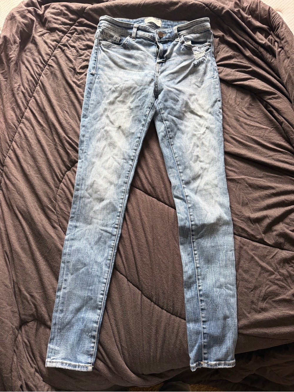 BKE Light Blue Women's Skinny Jeans